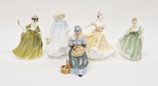 Royal Doulton china figure 'Hope' HN3061, no.2482/9500, Royal Doulton figure 'Ninette' HN2379,