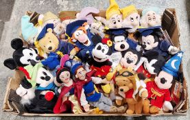 Disney beanies - collection of 22 Walt Disney World and Disney USA and UK stores bean bag toys