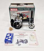 Boxed Mamod live steam tractor, model TE1A, with certificate from Forest Classics no. 96/100