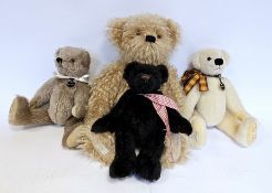 Four Dean's Rag Book teddy bears, all limited edition with certificates including Hogarth no.2201,