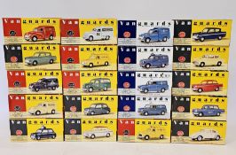 Twenty boxed Vanguards diecast 1950's-1960's classic commercial vehicles, 1:64 scale, including
