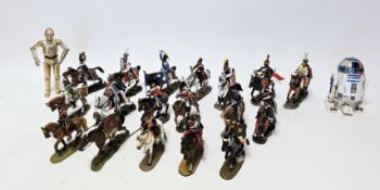 Del Prado, collection of 32 figures including Napoleonic figures, medieval figures, Calvary of New