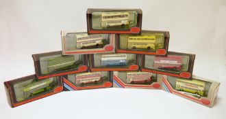Boxed EFE 'Exclusive First Editions' diecast buses, 1:76 scale including Reeve Burgess Hoppa