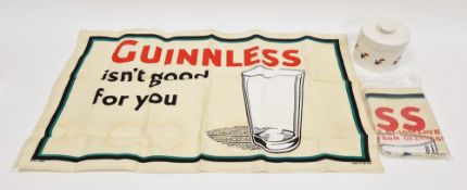 Guinness collectables including Carltonware (Carlton ware) Guinness jar and cover decorated with