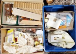 Assorted doll's house furniture, accessories and fittings (3 boxes)
