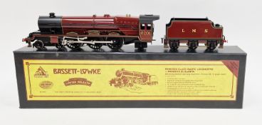 Boxed Bassett-Lowke 0 gauge Princess class Pacific 4-6-2 locomotive 'Princess Elizabeth' no. 6201