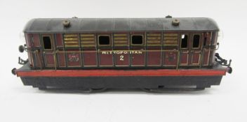 Metropolitan ‘Bo-bo’ electric loco with lights in end
