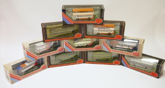 EFE (Exclusive First Editions) die cast model buses, to include Plaxton Pointer Dennis Dart
