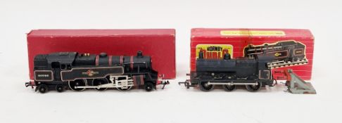 Two boxed Hornby Dublo 00 gauge locomotive engines including 2218 2-6-4 tank locomotive B.R and 2217