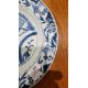 Pair Chinese Imari-style porcelain plates, each with deer to centre, blue and red panelled floral - Image 2 of 13