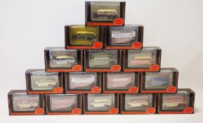 One box of Exclusive First Editions die-cast 1:76 scale model vehicles, boxed, including: Bedford OB
