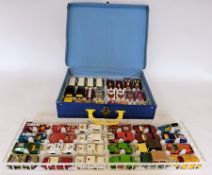 Matchbox 'Superfast' collector's carrying case containing 48 Superfast, Rolamatics and other loose