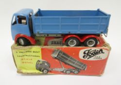 Boxed Shackleton Model scale model diecast clockwork Foden F.G.6. tipper, blue cab with red wheel