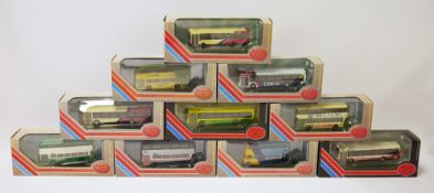 One box of Exclusive First Editions die-cast 1:76 scale model vehicles, boxed, including: GM