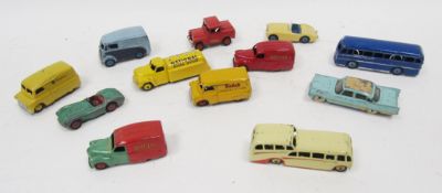 Quantity of Dinky diecast vehicles to include Bedford van no.480 with Kodak decals, two Dinky Austin