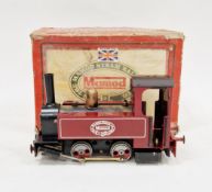 Boxed Mamod 'The Mamod steam railway co.' live steam locomotive, model SL3 in maroon, 22.5cm long