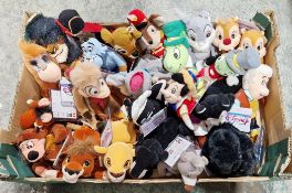 Disney beanies - collection of 25 Walt Disney World and Disney USA and UK stores bean bag toys