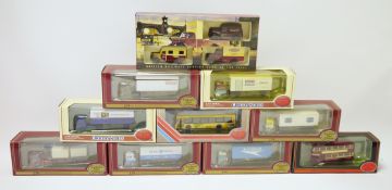 One box of Exclusive First Editions die-cast 1:76 scale model vehicles, boxed, including commercials