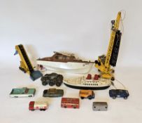 Mixed lot of toys including railway (Grafar N gauge engine and other N gauge items, Hornby Dublo
