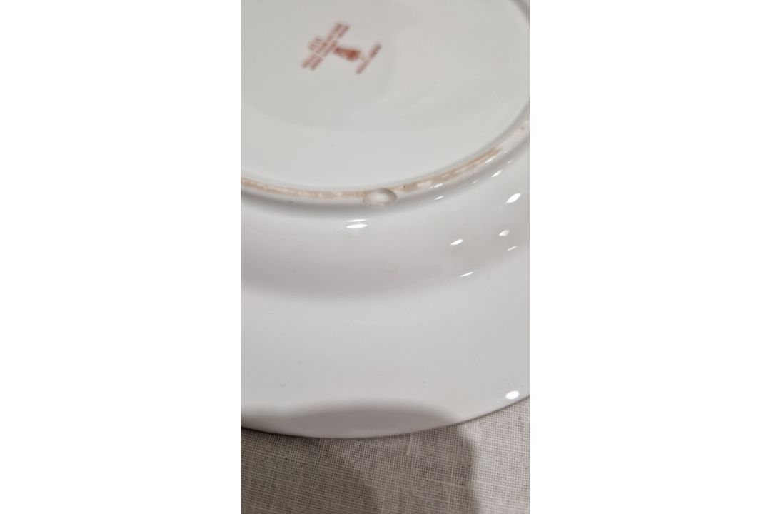 Royal Crown Derby two-handled consomme cup in Imari colours, no.1128, another, three matching dinner - Image 2 of 6