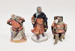 Royal Doulton figure 'Falstaff' HN2054, 18cm high, another 'The Foaming Quart' HN2162, 14cm high and