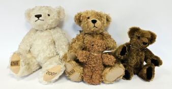 Two Merrythought teddy bears, both limited editions with certificates of authenticity including '