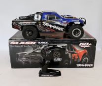 Traxxas 58076-74 Fox Slash VXL2WD short course radio controlled truck 1/10 scale, with Traxxas TQi