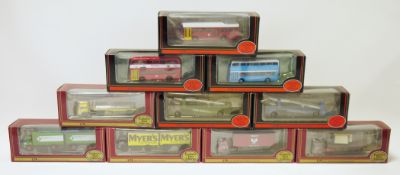 One box of Exclusive First Editions die-cast 1:76 scale model vehicles, boxed, including: Grocery