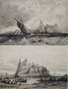 Major Ernest Gambier-Parry, OBE (1853 -1936) Graphite on paper heightened with white 