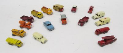 Quantity Lesney Matchbox vehicles to include two no.37 Karrier Baton 2 tonne trucks with Coca-Cola