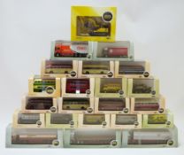 Collection of cased Oxford diecast vehicles, 1:76 scale including 14 x Oxford omnibus, 10 x Oxford