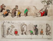 After Boris O'Klein (1893-1985) Etching 