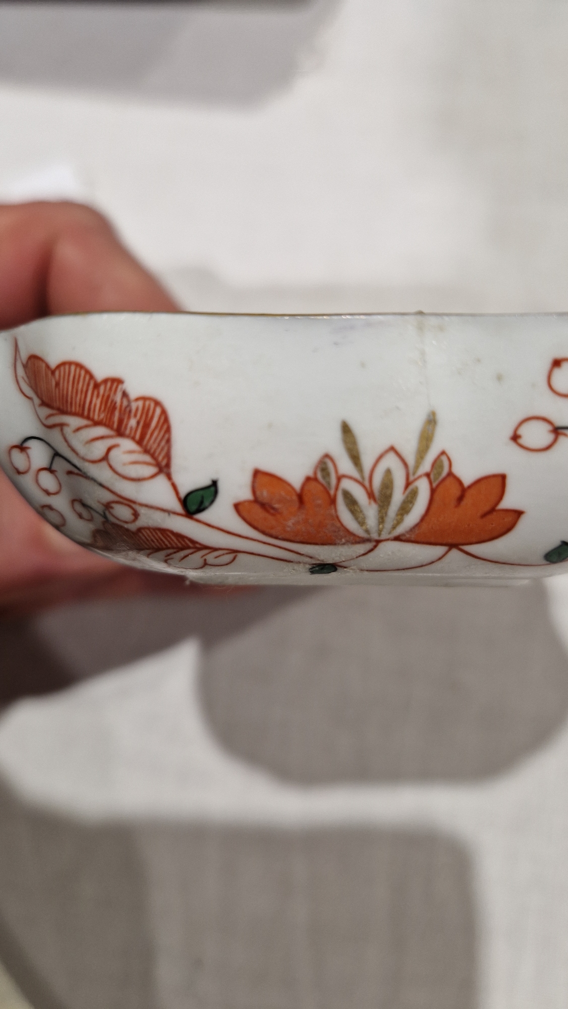 Royal Crown Derby pin dish in Imari pattern, no.2451, Royal Crown Derby cup and saucer in pattern - Image 5 of 7