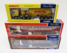 Three boxed Corgi limited edition diecast 1:50 scale models to include 76102 Renault Premium