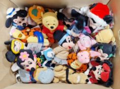 Disney beanies - collection of 17 Walt Disney World and Disney USA and UK stores bean bag toys