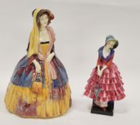 Two Royal Doulton figures, comprising: Sylvia HN1478, 28cm high and Priscilla, painted mark to