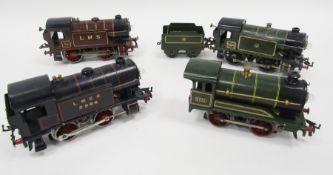 Hornby LNER 0-4-0 tank loco, no.2586 in black (no tender), Hornby 0-4-0 tank loco, no.70 LMS Livery,