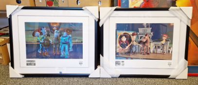 Two Walt Disney limited edition giclee Toy Story II prints 'Runway Reunion' edition 196/400 and '