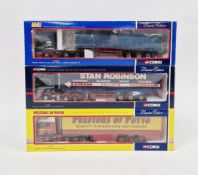 Three boxed Corgi limited edition diecast 1:50 scale models to include CC12110 Renault Premium