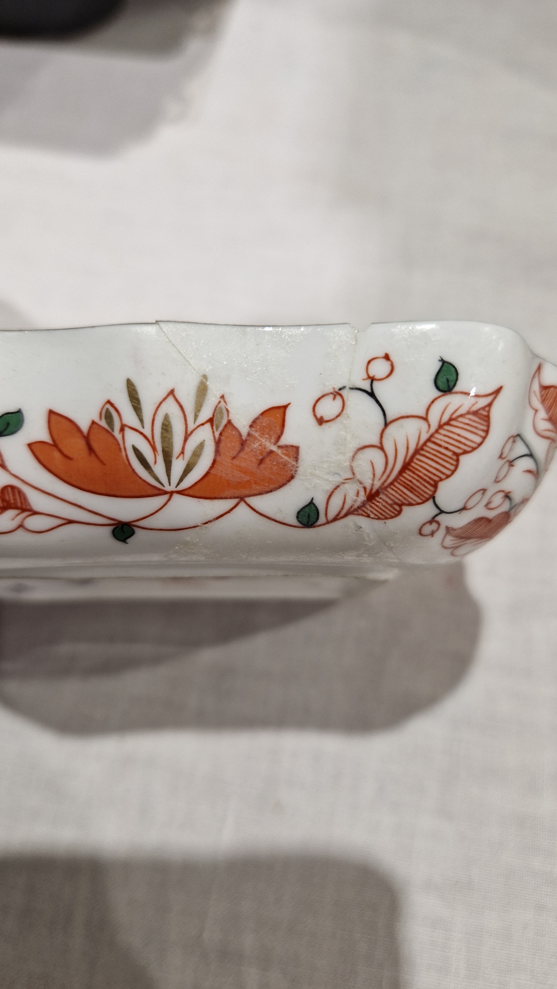 Royal Crown Derby pin dish in Imari pattern, no.2451, Royal Crown Derby cup and saucer in pattern - Image 4 of 7