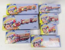Corgi Classics Chipperfields Circus to include 97957 ERF 8 wheel rigid truck, 97902 Bedford