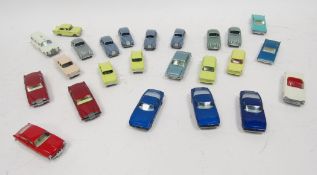Collection of Lesney Matchbox model vehicles to include no.24 Rolls Royce Silver Shadow, no.14 Iso
