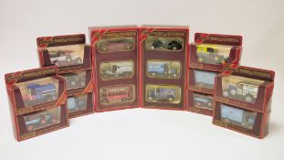 Boxed Matchbox 'Models of Yesteryear' diecast vans and cars, scale 1:40 including limited edition