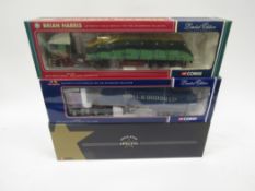 Three boxed Corgi limited edition diecast 1:50 scale models to include CC12905 Scania Topline