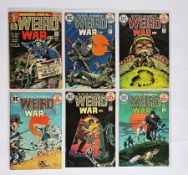 DC Comics Weird War Tales (1971 - 1974)  to include #1 (premiere issue of DC's war-horror series),