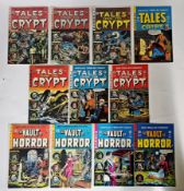 EC Comics (1990's) to include Tales from the Crypt #1-5, 7 and 8, The Vault of Horror #3, 4 , 7,