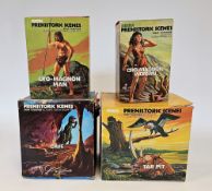Four boxed Aurora Prehistoric Scenes plastic assembly kits to include 'Cro-Magnon Man (Homo