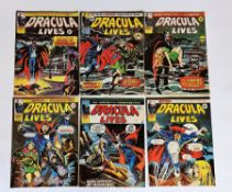 Marvel UK Dracula Lives (1974-1975) part run to include #2-7, 16-32 and #38 (24)