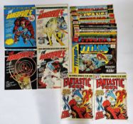 Quantity of Marvel UK 1970/80's comics and magazines to include The Incredible Hulk #1-23, 26 and