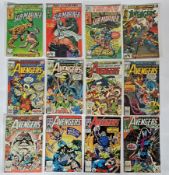 Marvel Comics the Avengers (1977-1992) to include #159, 160, 163, 168, 229, 309, 310, 318, 320-